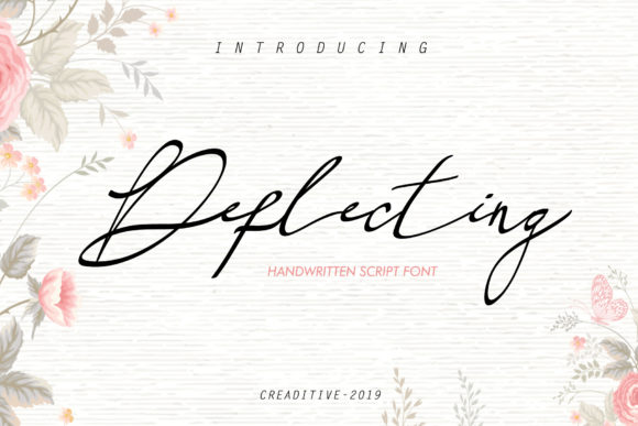 Deflecting: A Handwritten Font That Feels Like Your Brand’s Secret Smile