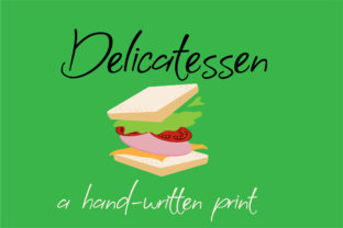 Delicatessen: A Dynamic Script Font That Feels Authentically Human