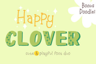 Happy Clover Family: A Playful, Polished Display Font for Digital Brands