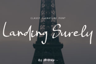 Landing Surely: A Refined Handwritten Font for Editorial Design