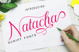 Natacha: A Modern Script Typeface for Editorial Warmth
