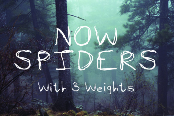 Now Spiders: A Playful, Polished Halloween Font for Small Business Branding