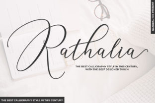 Rathalia: A Modern Script Font That Feels Like Handwritten Charm