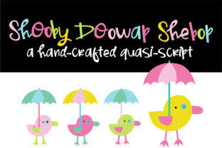 Shooby Doowap Shebop: A Playful Script Font with Editorial Warmth