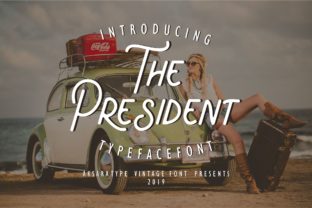 The President Typeface: A Vintage Display Font That Works