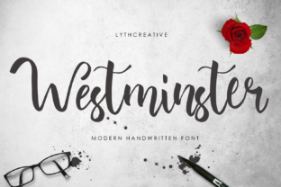Westminster: A Handwritten Font That Adds Grace to Real Branding